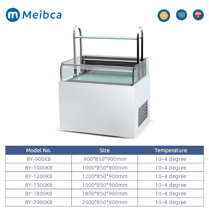 Pasteles Cake Enfriador Exhibici&oacute;n Refrigerador Precio del escaparate