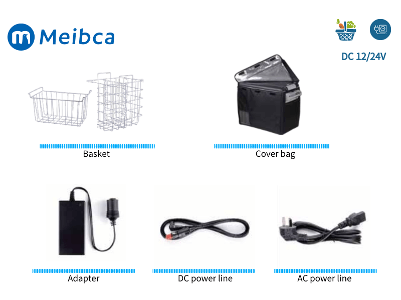 2021 NUEVO MODELO 12V o refrigerador de refrigerador de autos de 24V y congelador Camping con apariencia de moda