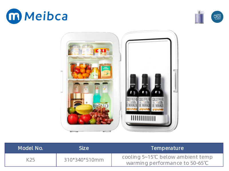 Mini Skincare refrigerador refrigerador para maquillaje 12V 220V AC DC