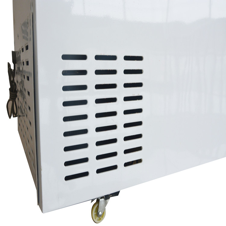 Congelador de isla de descongelación automática de gran volumen de diseño profesional