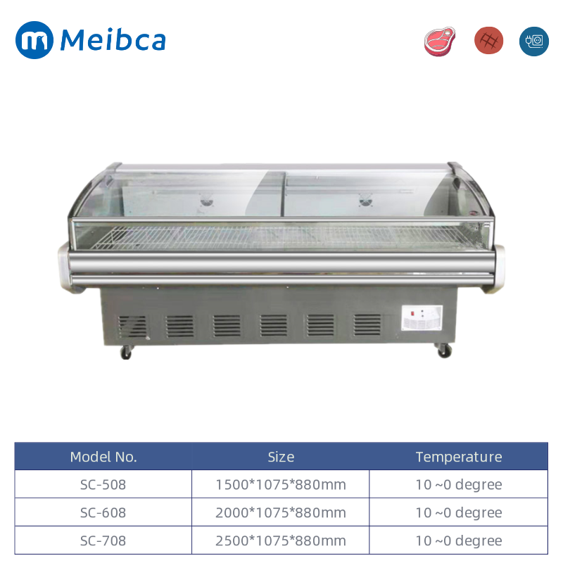 Refrigerador comercial del refrigerador del equipo de refrigeración de la carnicería para la carnicería