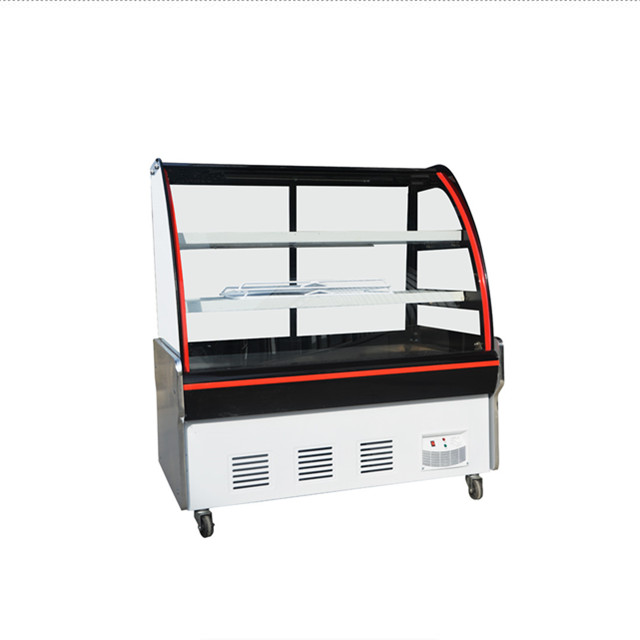 Deli Display Showcase Cooler con puerta de vidrio