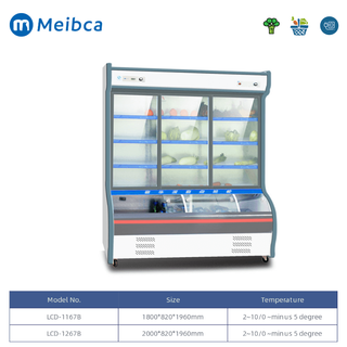 Almacenamiento de verduras cortadas Frutas Pimienta Refrigerador Precio