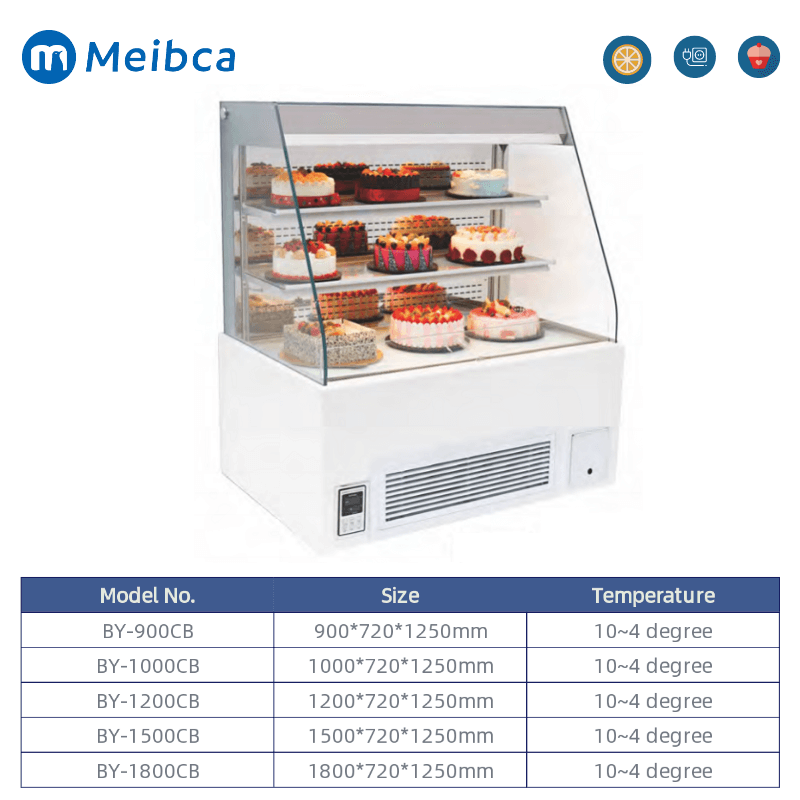 Pasteles Pasteles Enfriador Escaparate Precio Nevera