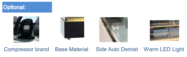 escaparate de pastel optonal