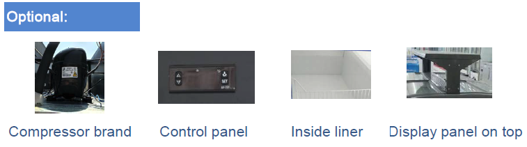 Supermercado Congelador Deep Island