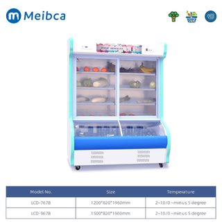 Vegetable Display Storage Cooler Comercial a la venta