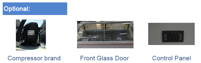 Escaparate de exhibiciones de pollo de carnicero de carne