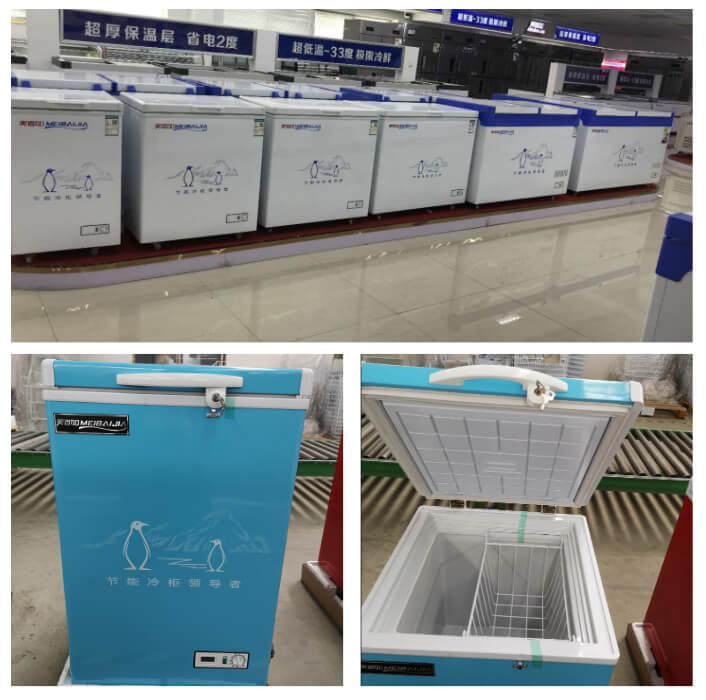 Congelador compacto de pecho plano superior de 5 pies c&uacute;bicos