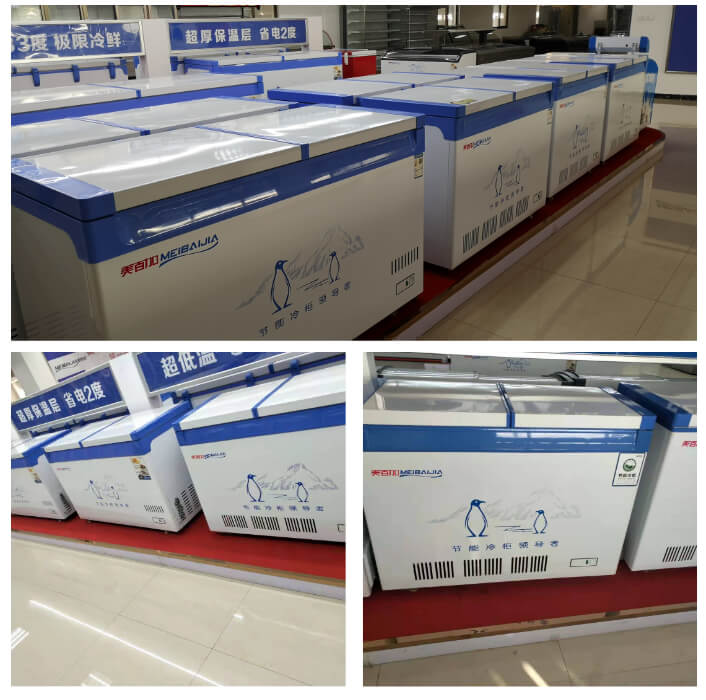 Congelador horizontal profundo de helado nuevo en venta